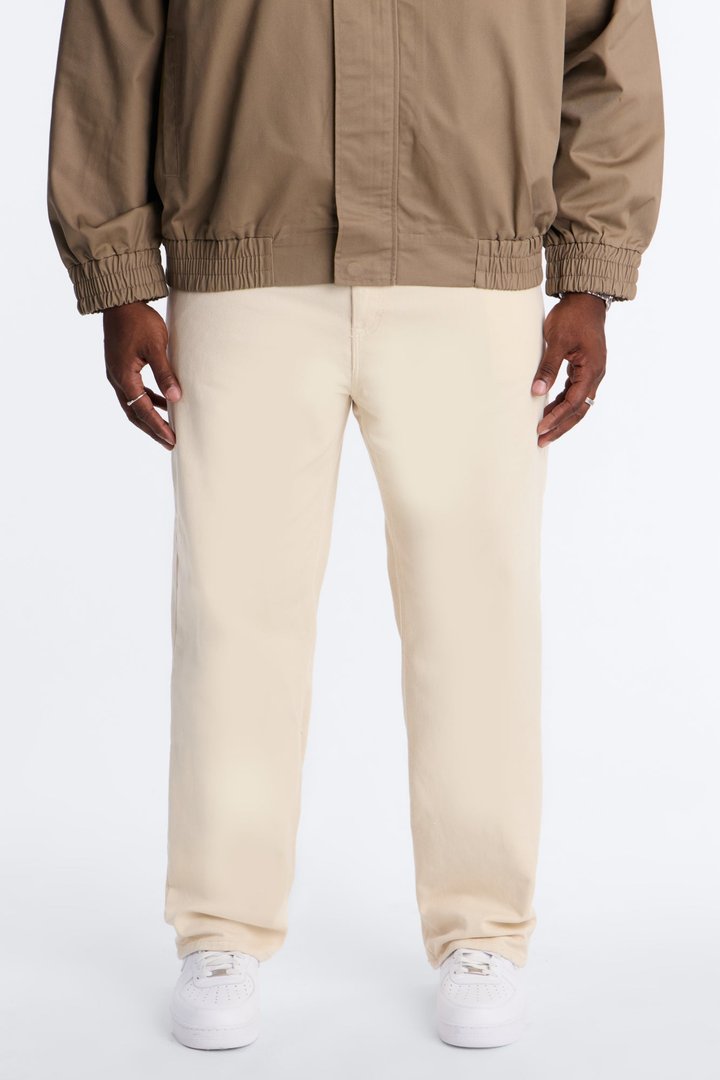 Essential Straight Rigid Jean - Cream