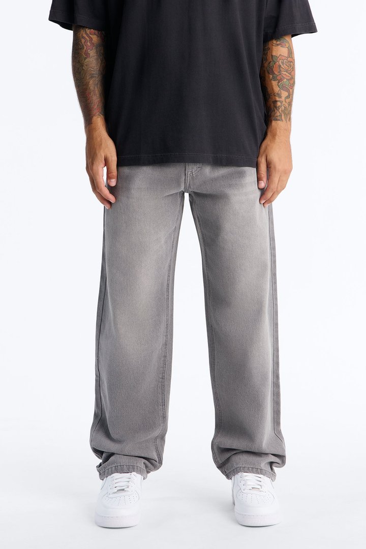 Essential Straight Rigid Jean - Dark Grey