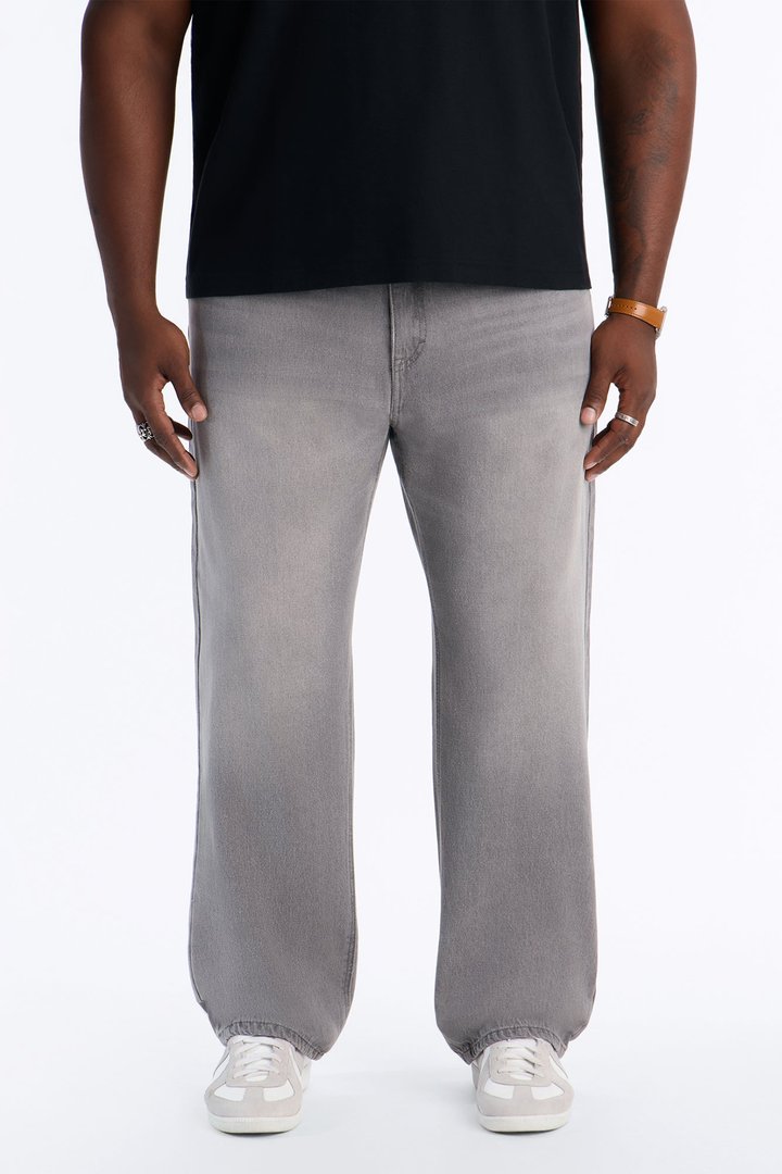 Essential Straight Rigid Jean - Dark Grey