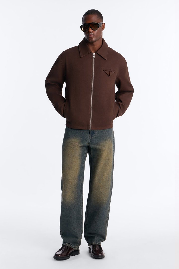 Essential Straight Rigid Jean - Stone Blue Wash