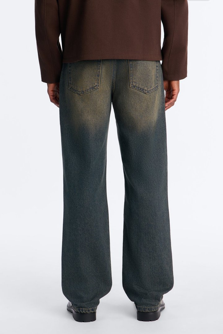 Essential Straight Rigid Jean - Stone Blue Wash