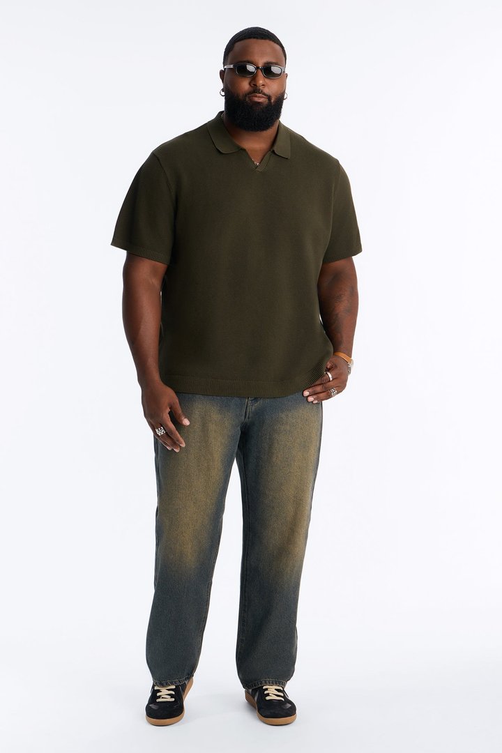 Essential Straight Rigid Jean - Stone Blue Wash