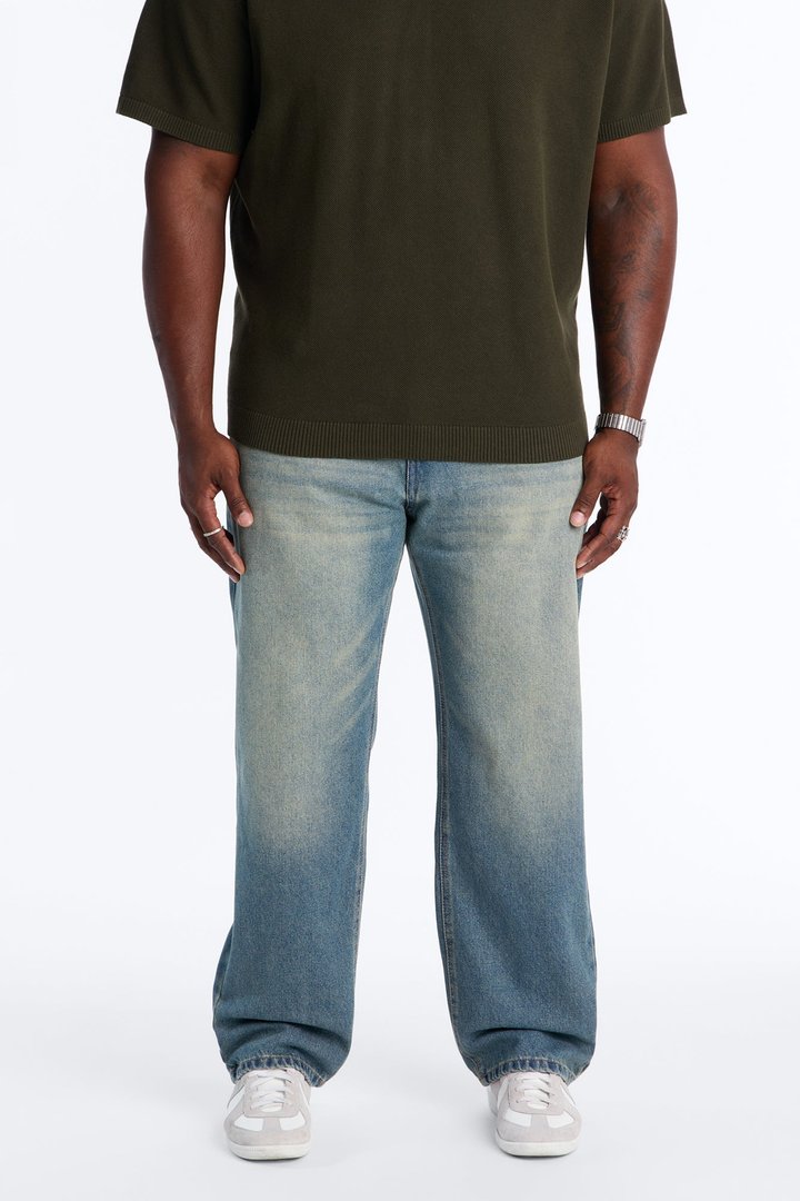 Essential Straight Rigid Jean - Vintage Blue Wash
