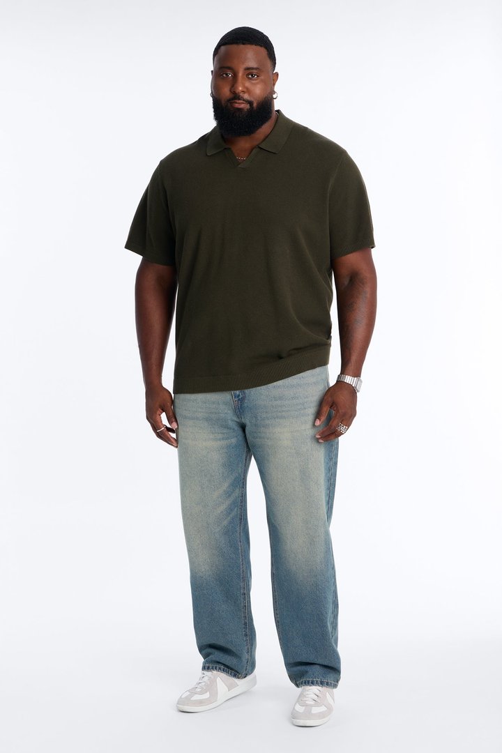 Essential Straight Rigid Jean - Vintage Blue Wash