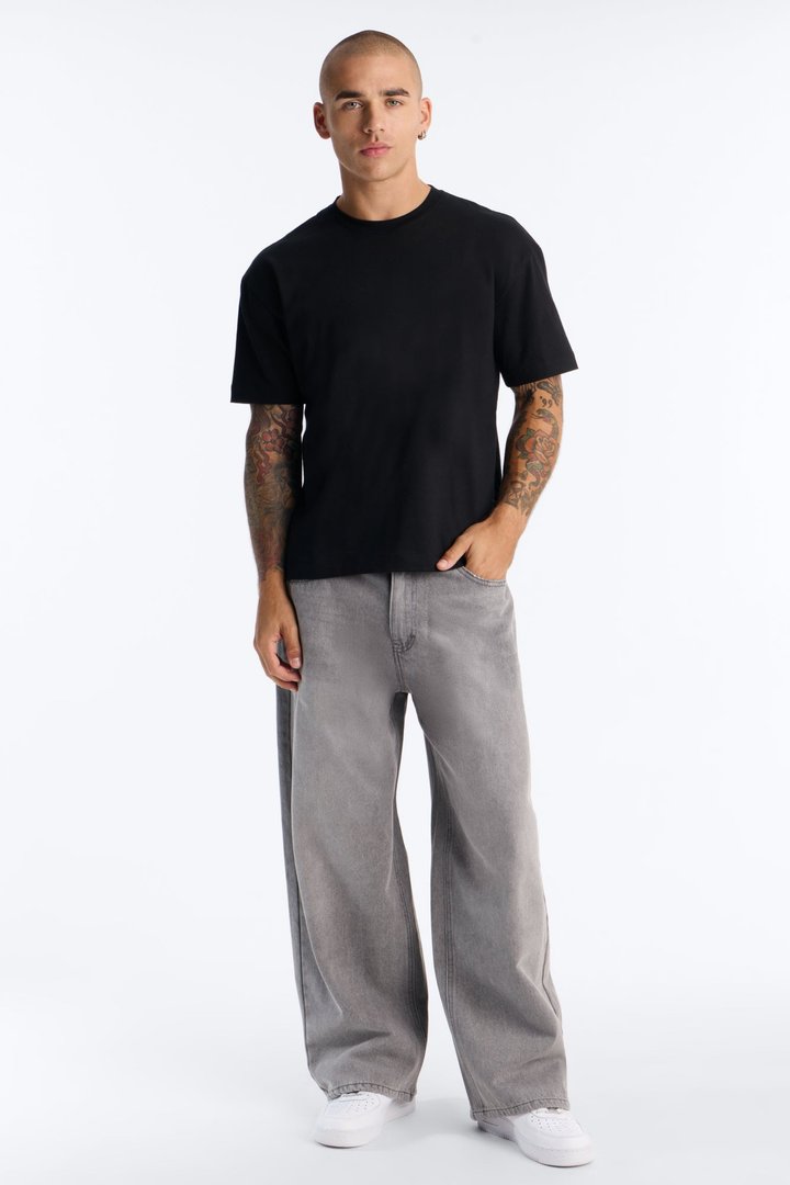 Essential Baggy Rigid Jean - Dark Grey