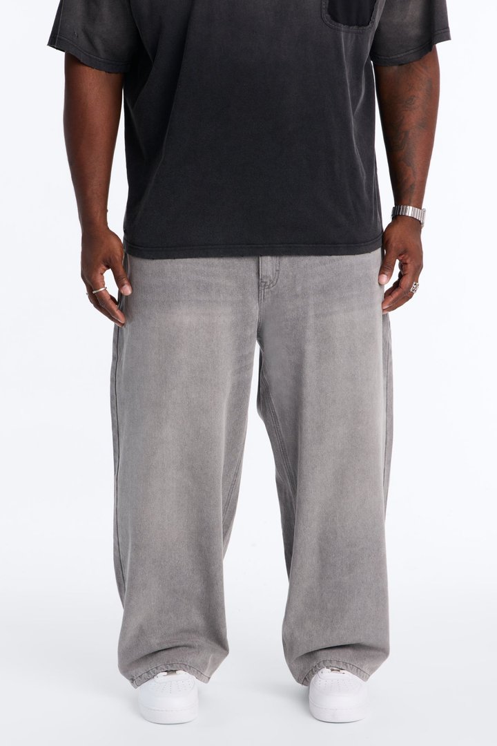 Essential Baggy Rigid Jean - Dark Grey