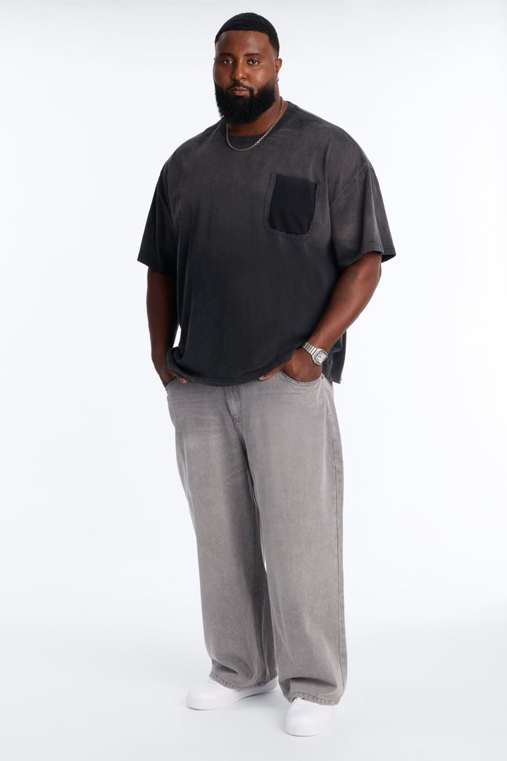 Essential Baggy Rigid Jean - Dark Grey