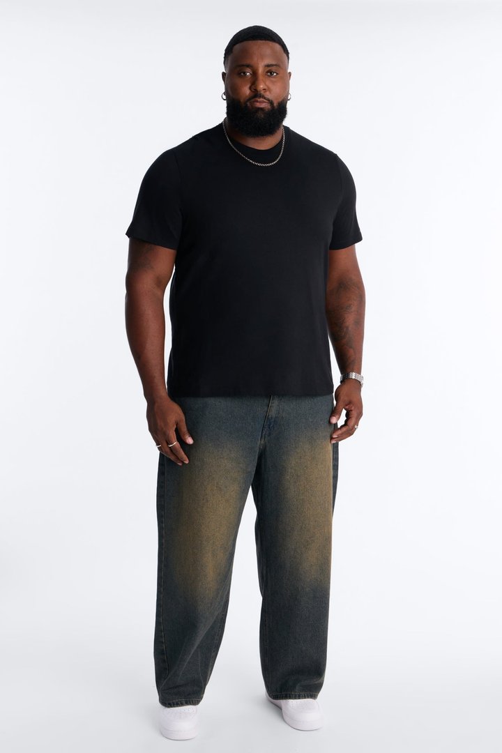 Essential Baggy Rigid Jean - Stone Blue Wash