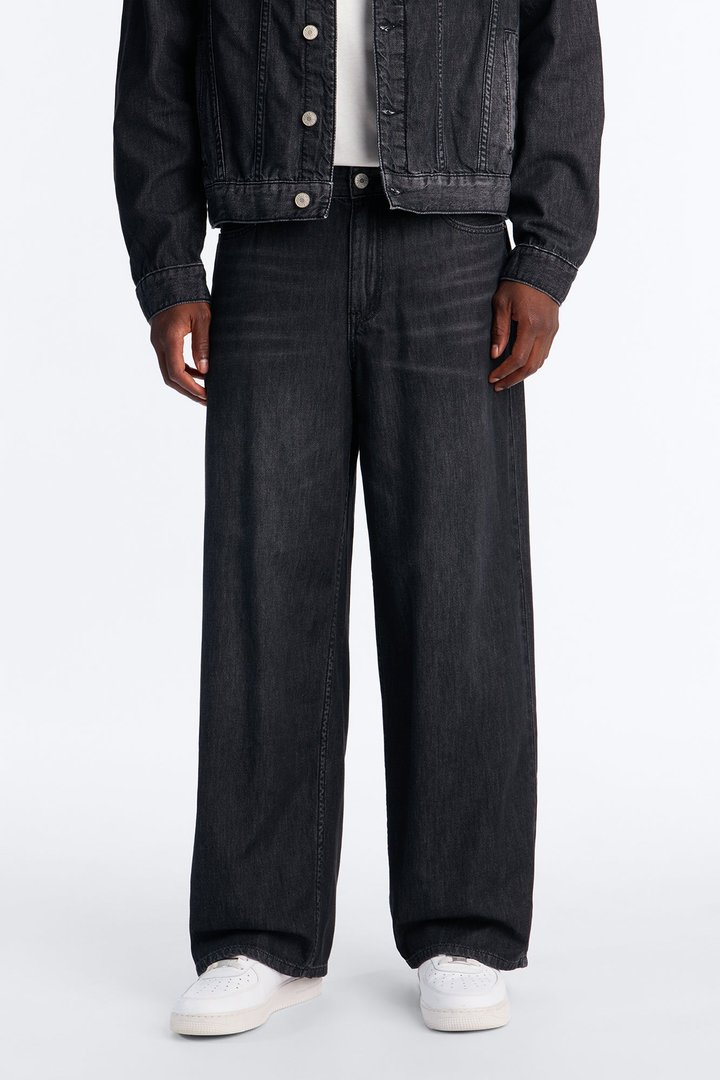 Everyday Hemp Baggy Jean - Black Wash