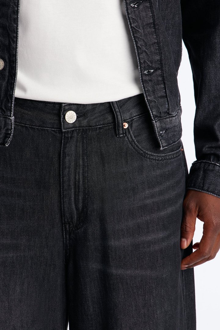 Everyday Hemp Baggy Jean - Black Wash