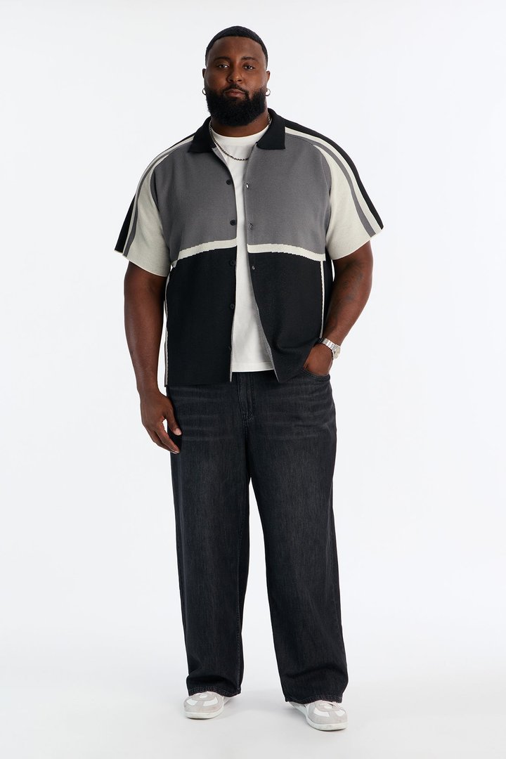 Everyday Hemp Baggy Jean - Black Wash