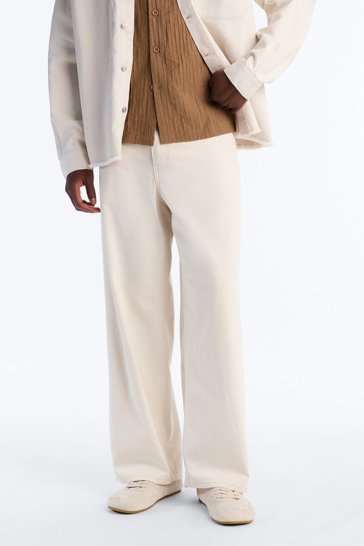 Everyday Hemp Baggy Jean - Cream