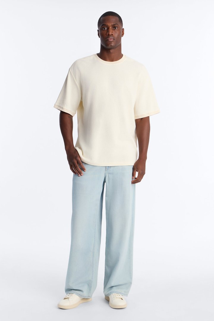 Everyday Hemp Baggy Jean - Light Blue Wash