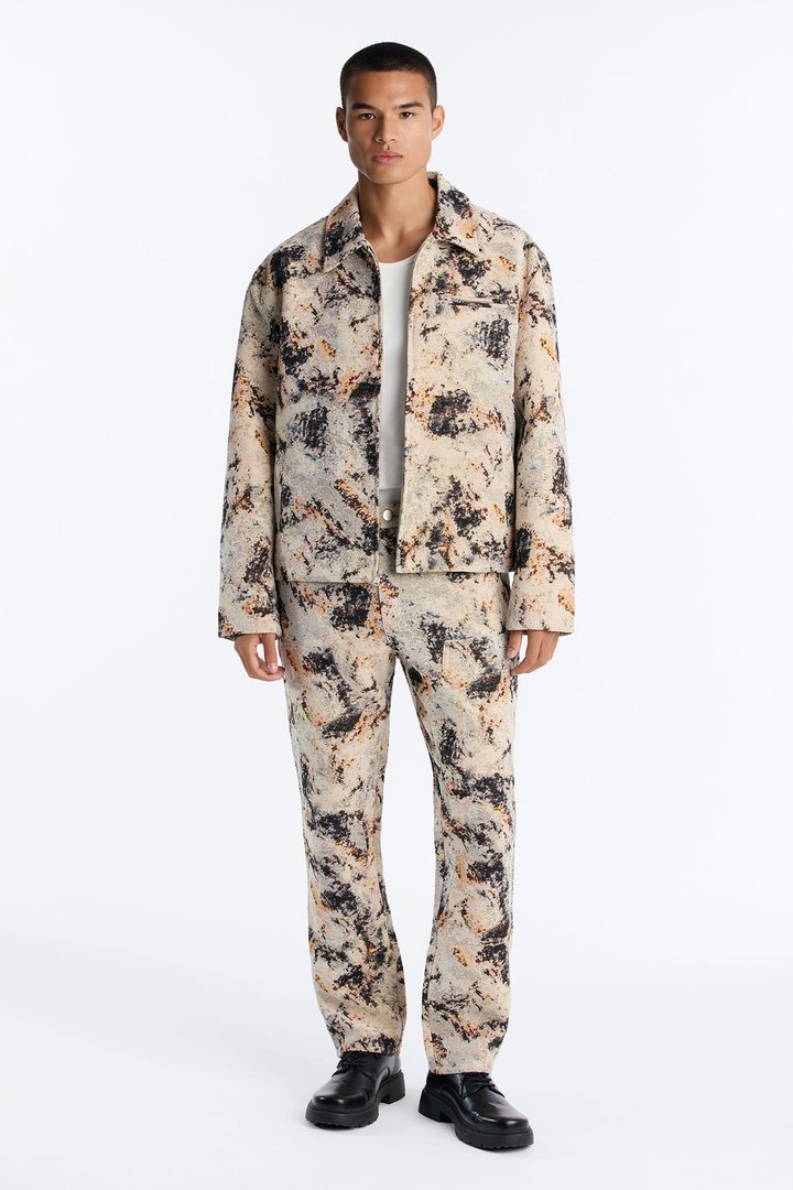 Straight Savannah Tapestry Carpenter Pant - Brown/combo