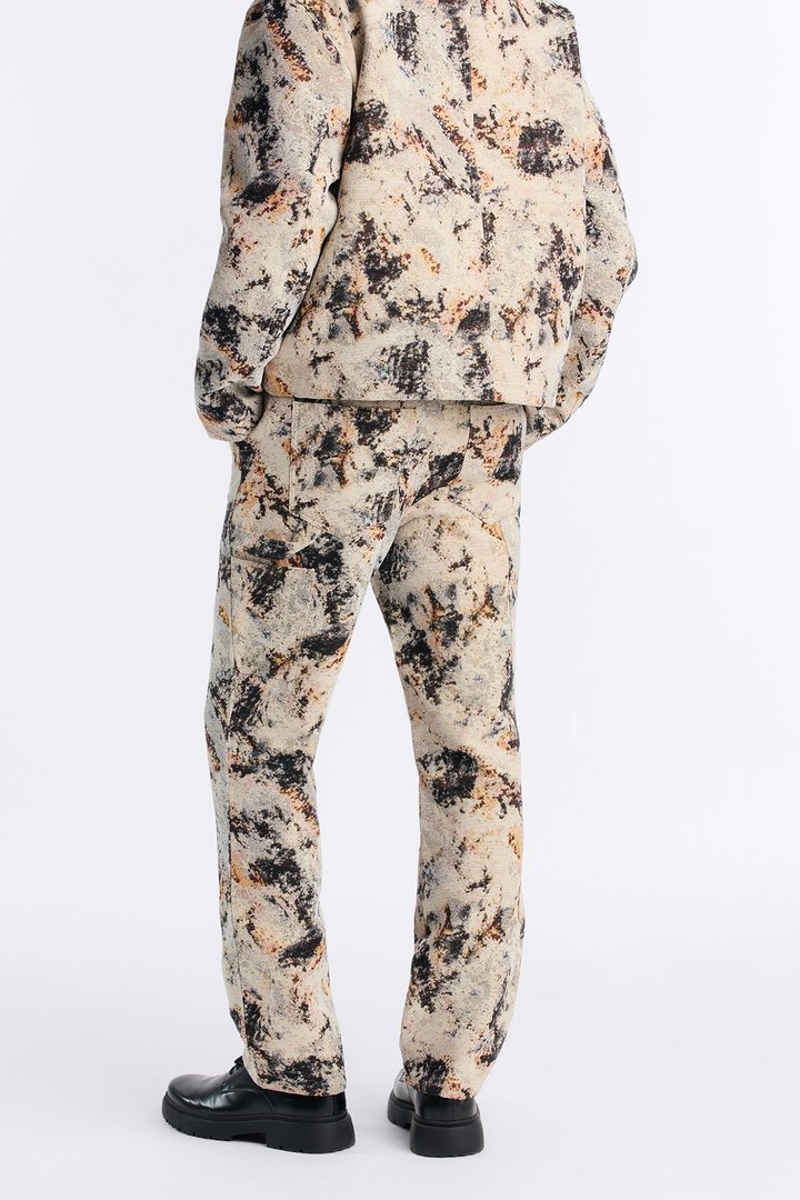 Straight Savannah Tapestry Carpenter Pant - Brown/combo