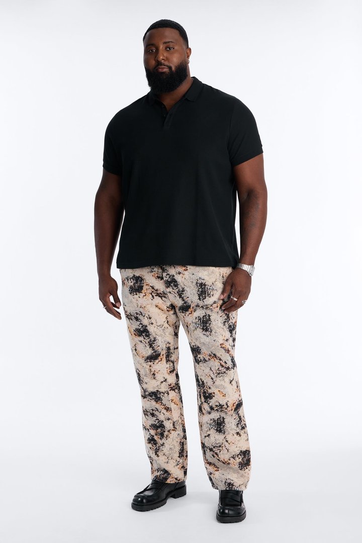 Straight Savannah Tapestry Carpenter Pant - Brown/combo