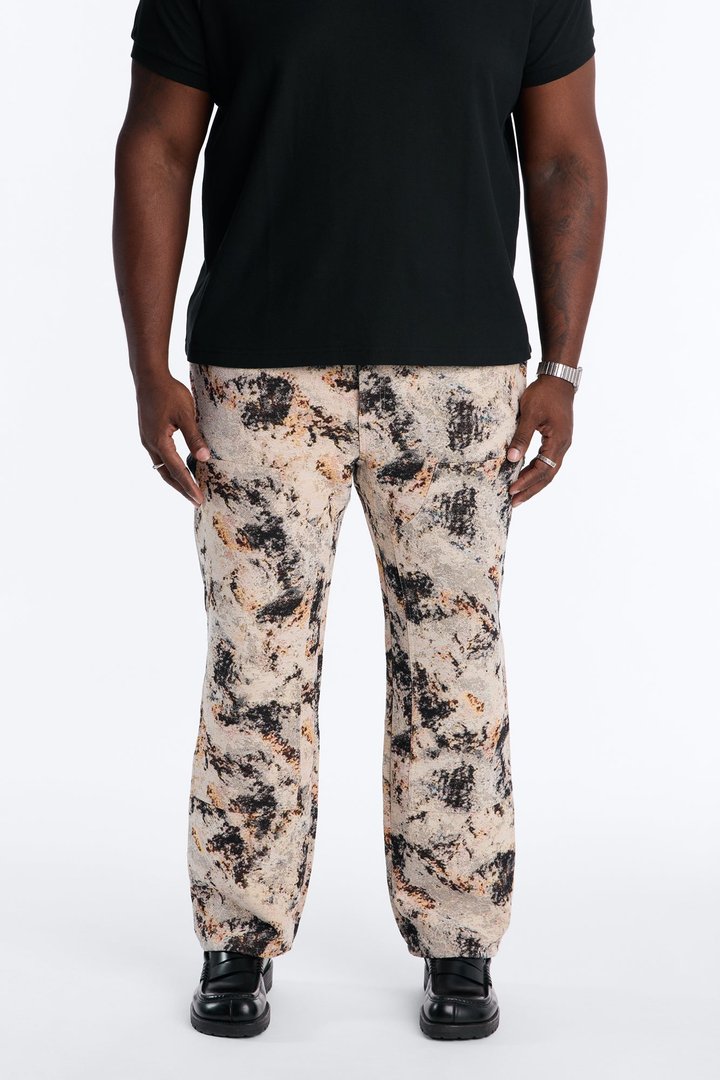 Straight Savannah Tapestry Carpenter Pant - Brown/combo