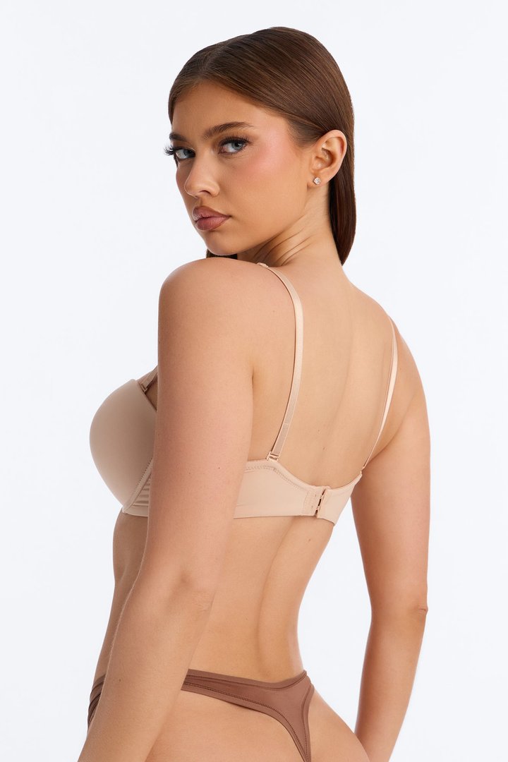 Flexible Fit Extreme Strapless Mulitway Push Up Bra - Beige