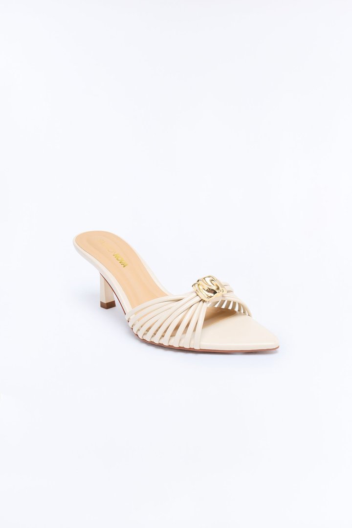 Ida Hardware Heels - Nude
