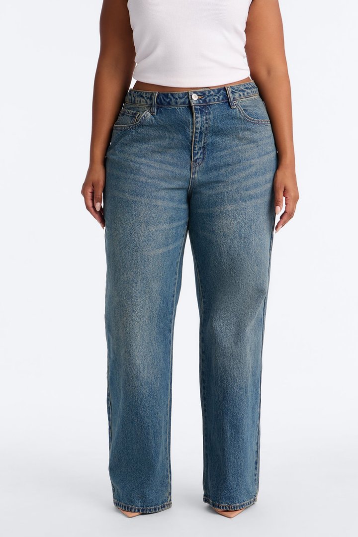 Match Made In Heaven Straight Leg Jeans - Dark Wash