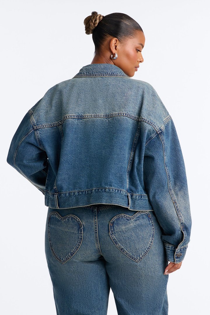 Match Made In Heaven Denim Jacket - Dark Wash
