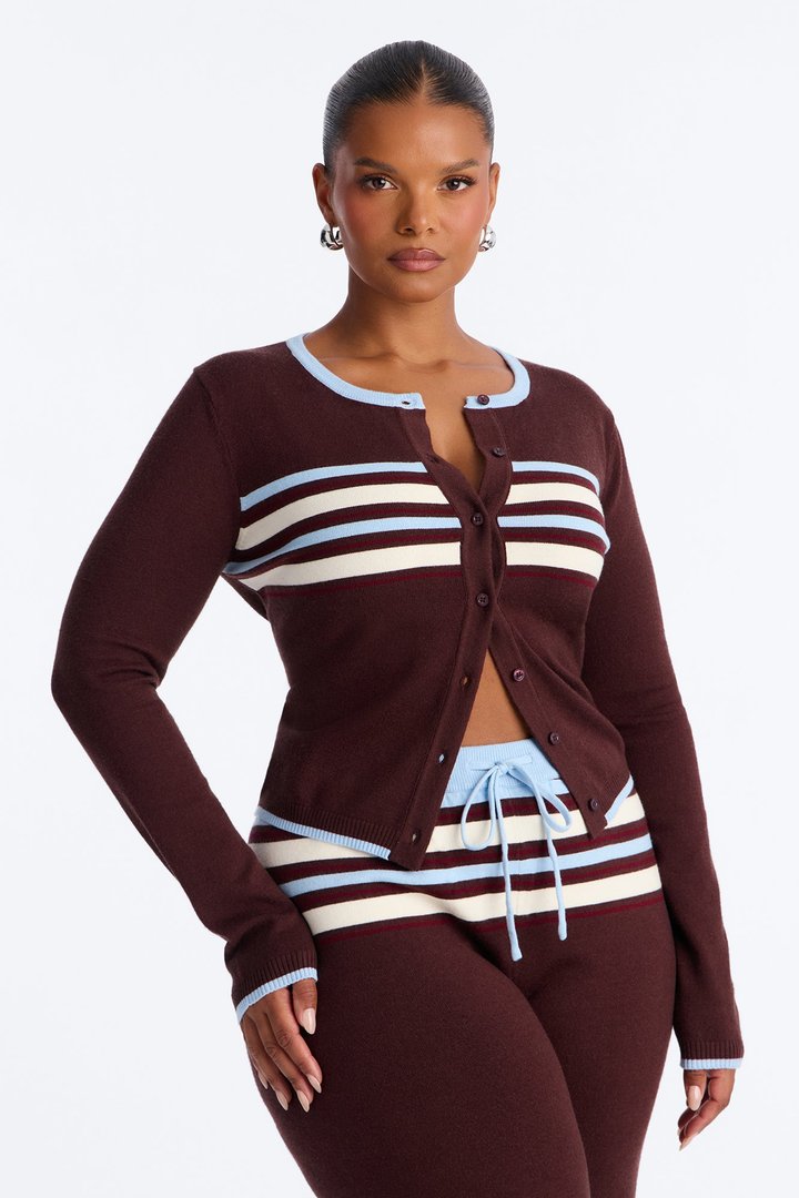 Sunday Uniform Sweater Pant Set - Brown/combo