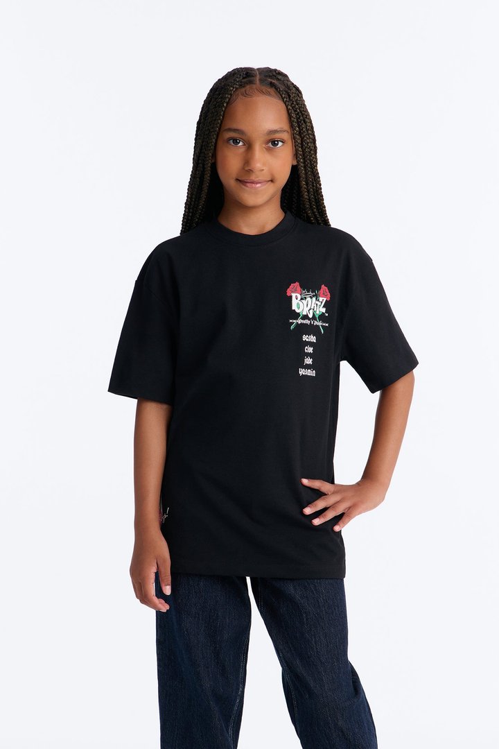 Mini Bratz Pretty n Punk Short Sleeve Tee - Black