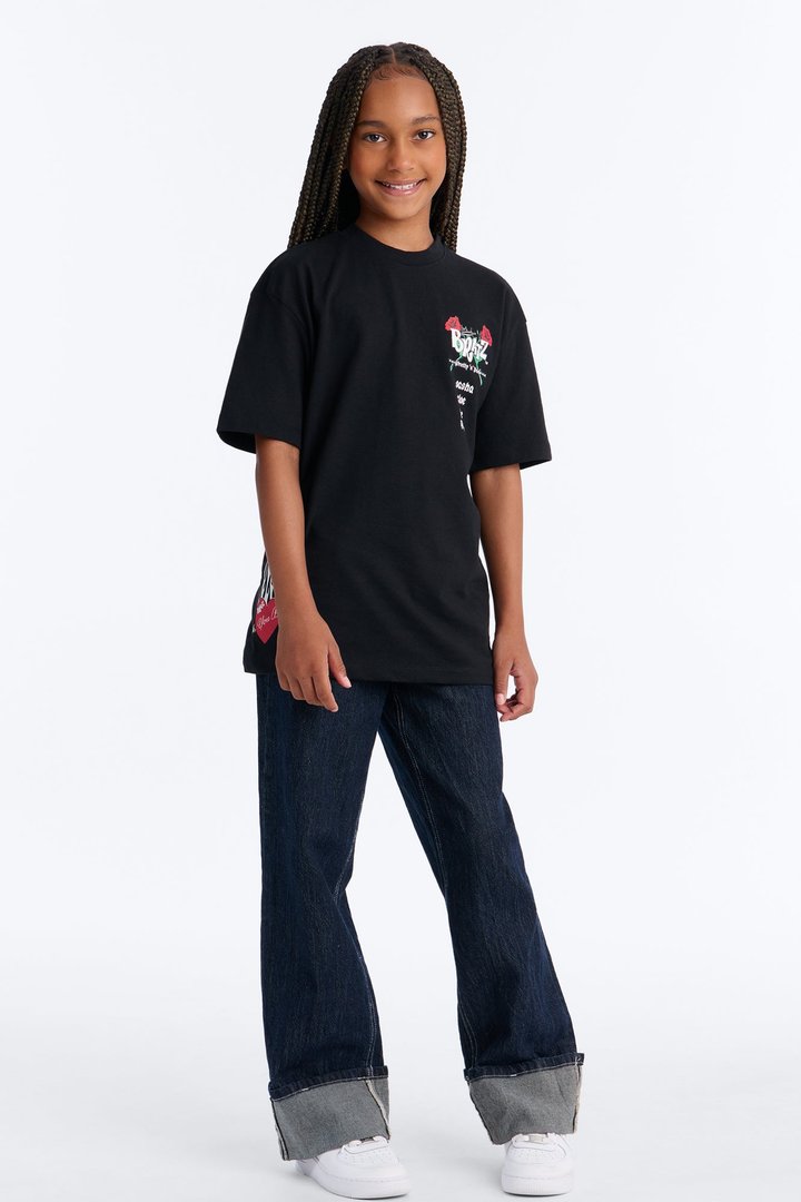 Mini Bratz Pretty n Punk Short Sleeve Tee - Black