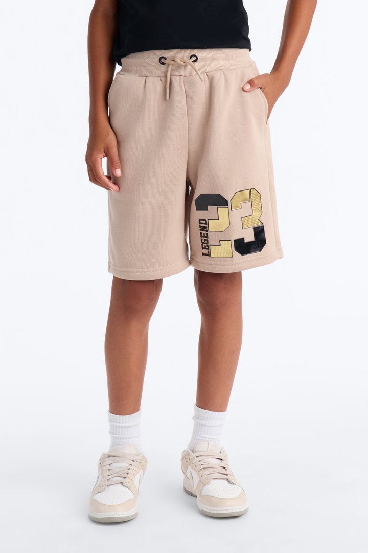 Mini Making Moves 23 Fleece Shorts - Cream