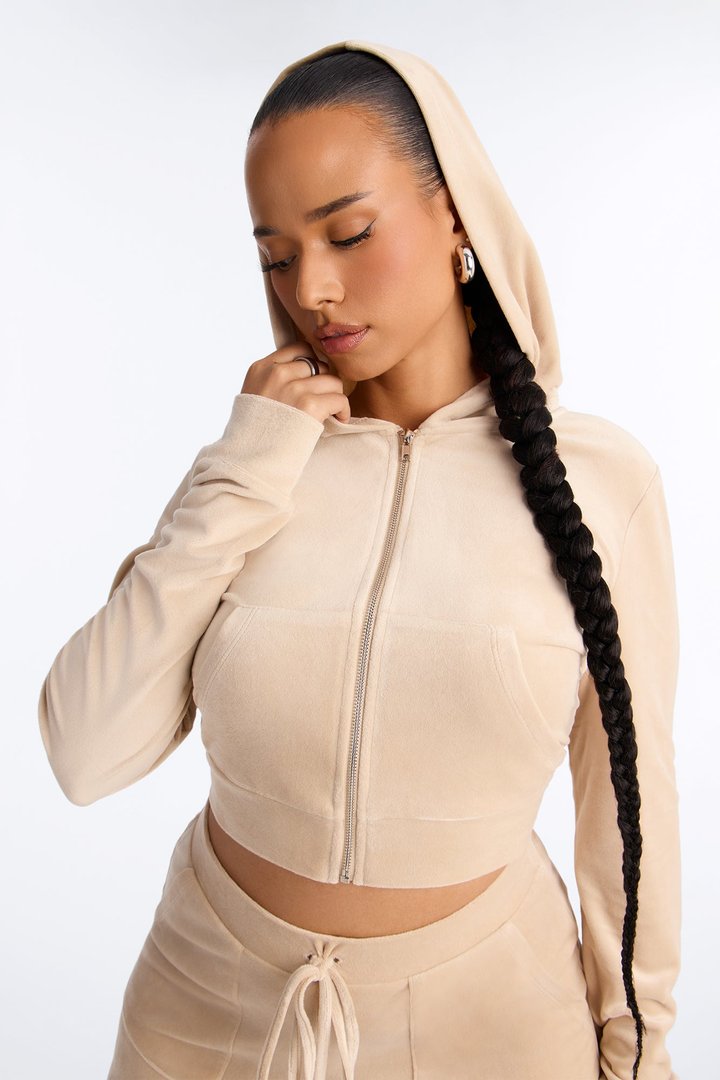 My Go To Velour Pant Set - Taupe