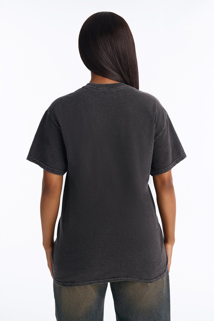 Biggie King Of NY Washed Tee - Black