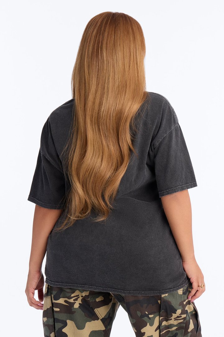 Biggie King Of NY Washed Tee - Black