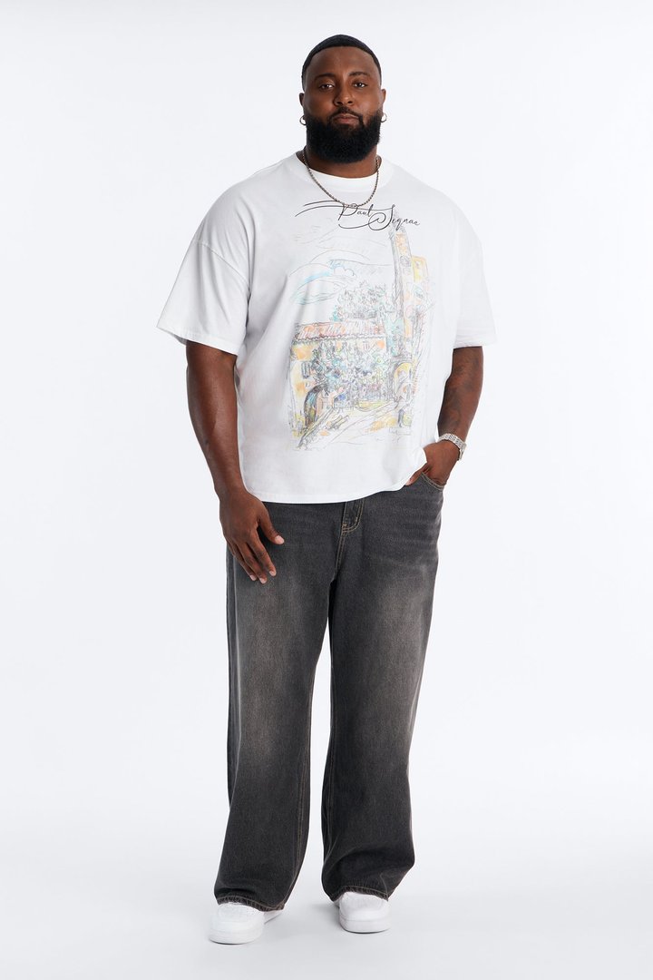 Paul Signac Landscape Sketch Short Sleeve Tee - White
