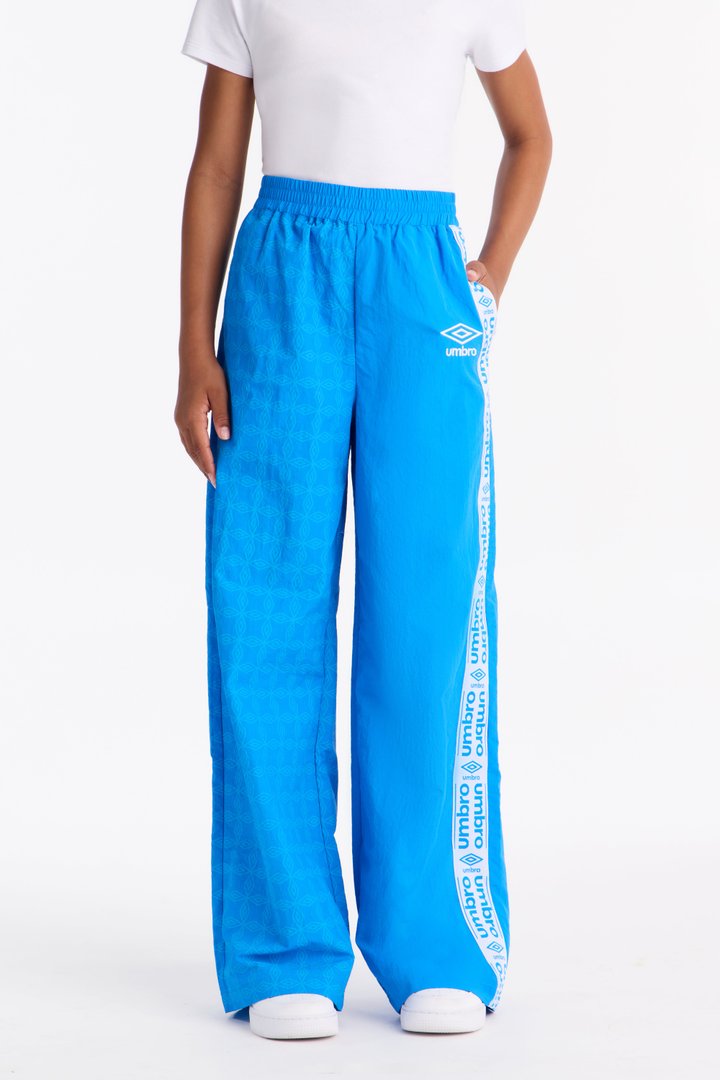 Mini Umbro Varsity Windbreaker Wide Leg Pants - Blue