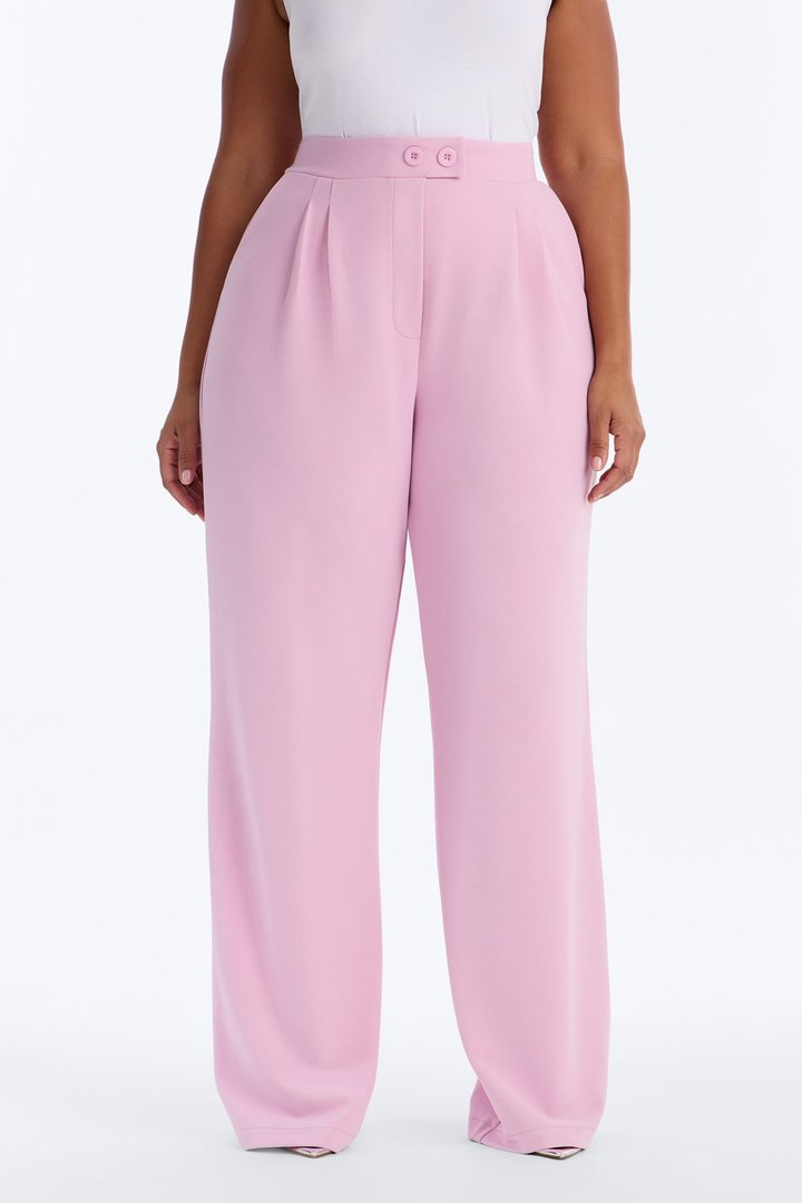 Feeling Focused Trouser - Light Pink