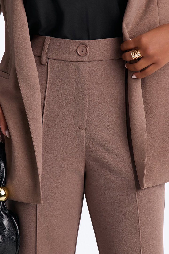 Tall Heidi Wide Leg Trouser Pant - Caffe