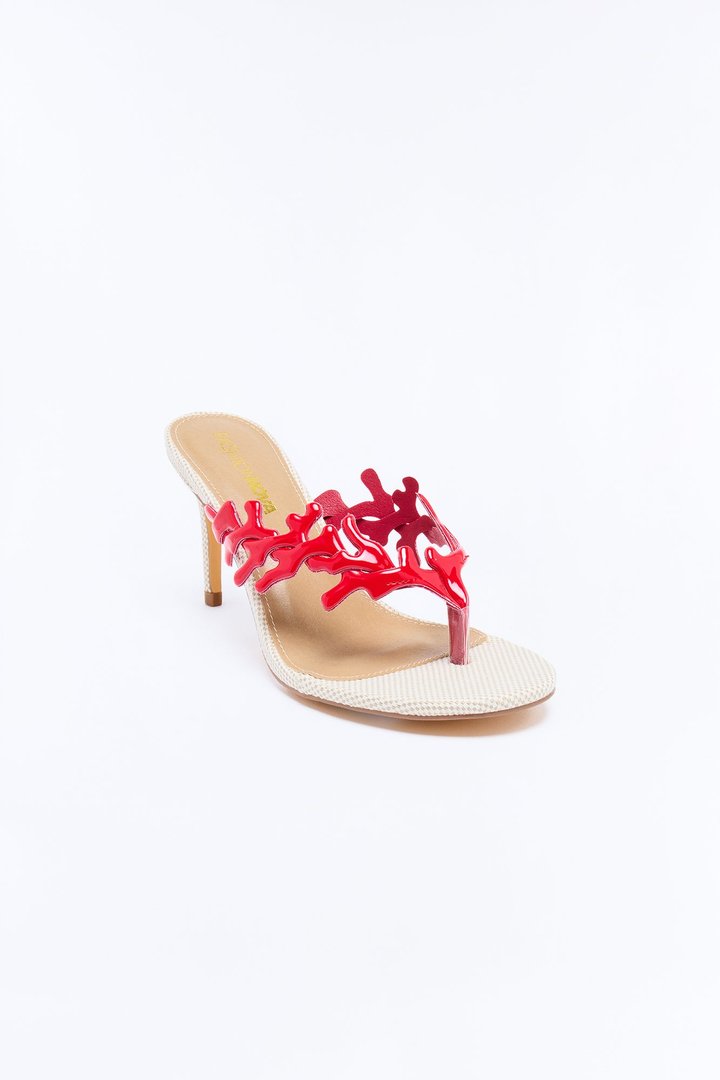 Pier Thong Heels - Red