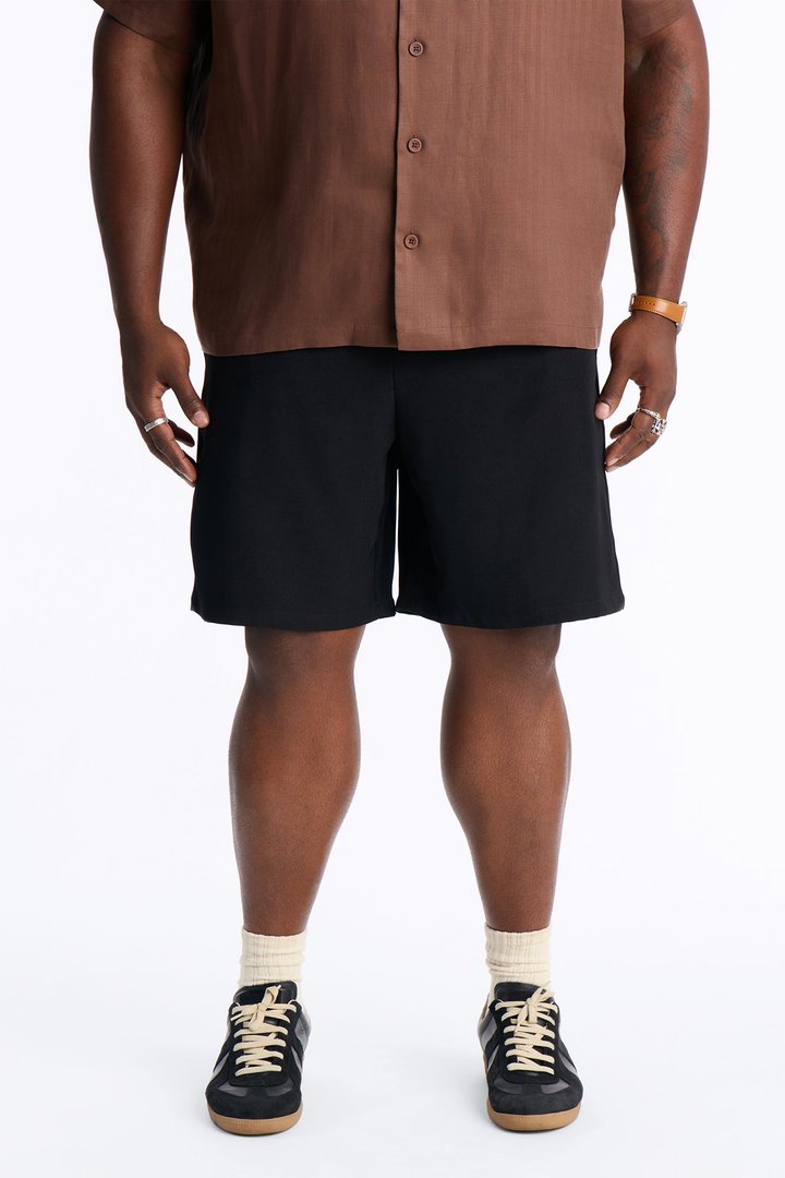 Maison Tailored Belvedere Slim Short - Black