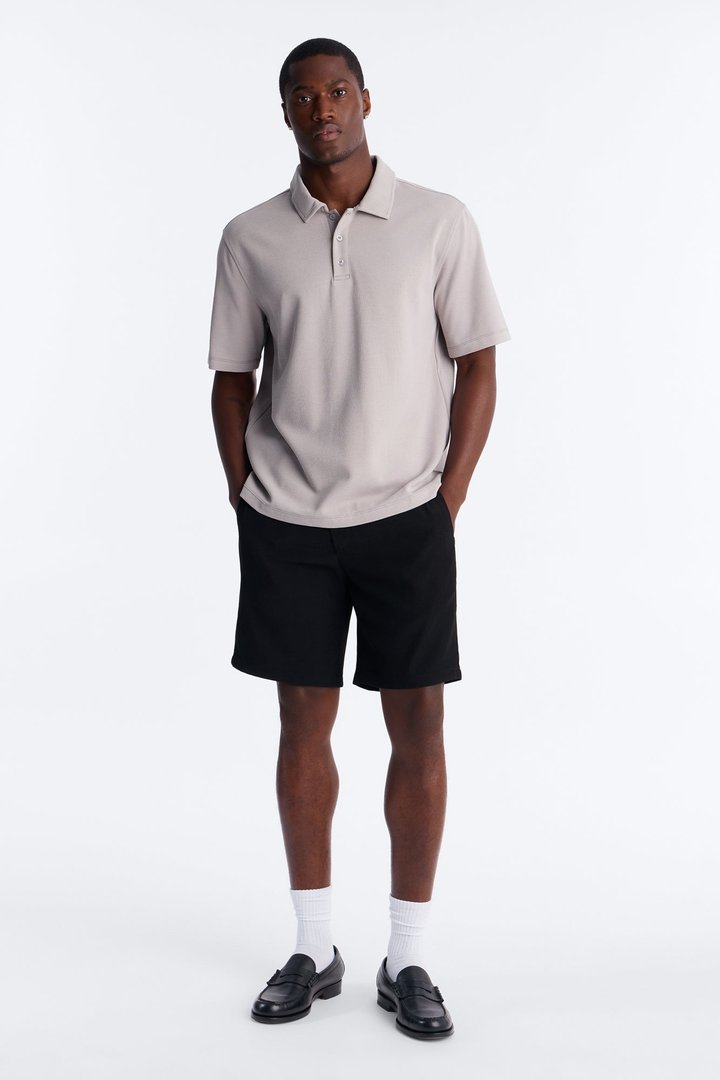 Maison Tailored Belvedere Slim Short - Black