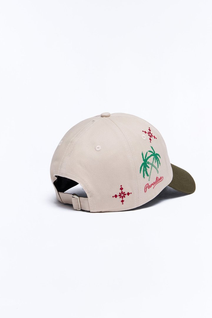 LA California Paradise Snapback Hat - Sand