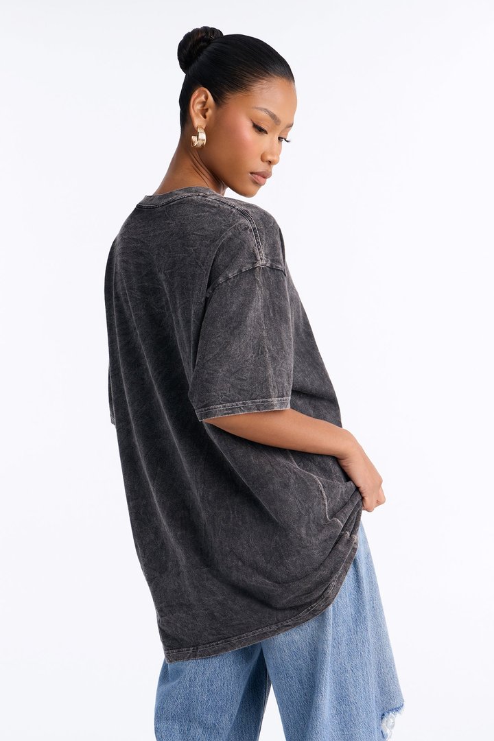 Good Days Ahead Washed T-Shirt - Black Wash