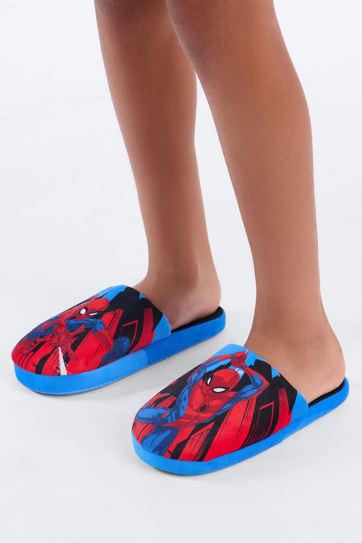Mini Spiderman Webshooter Slippers - Blue/combo