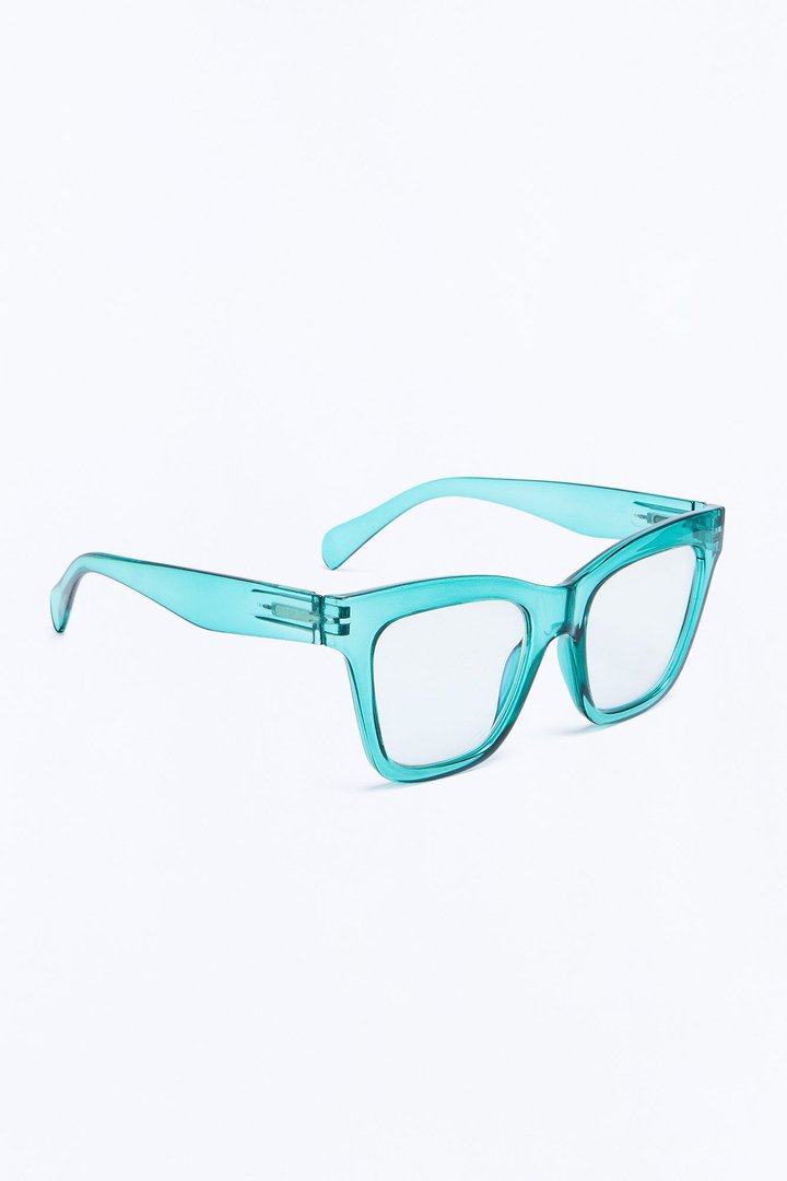 Keep At It Blue Light Glasses - Teal