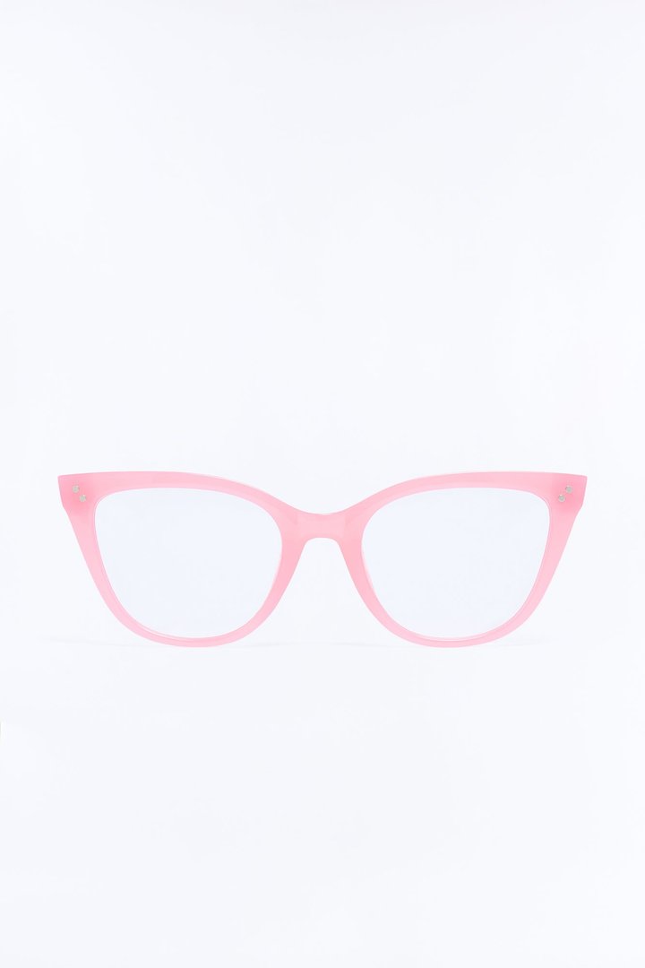 Straight View Glasses - Pink/combo