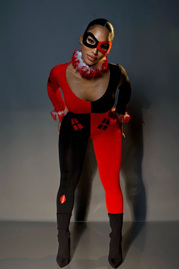 Comic Queen 4 Piece Costume Set - Red/combo