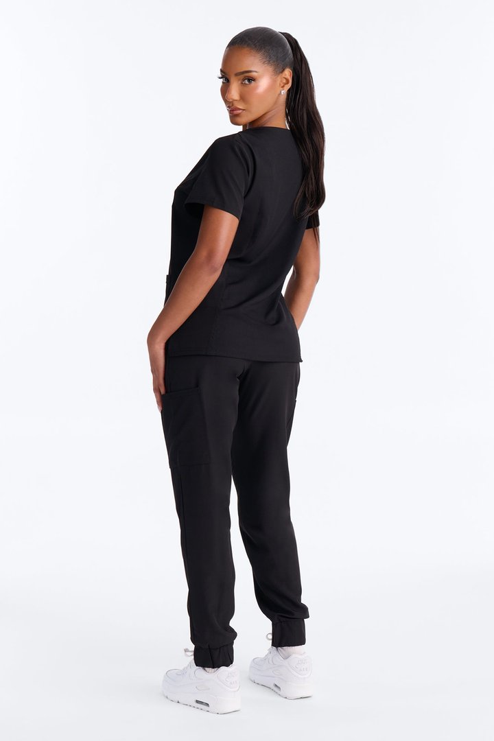 Recovery Mode Uniform Scrub Jogger Pant Set - Black