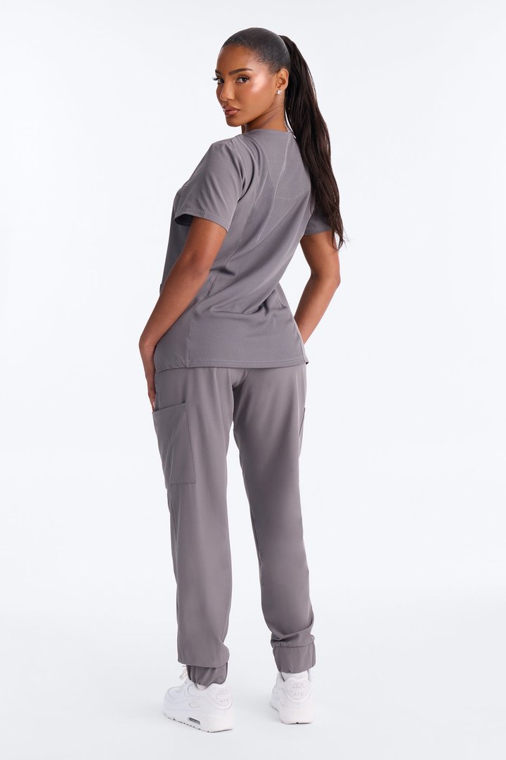 Recovery Mode Uniform Scrub Jogger Pant Set - Charcoal