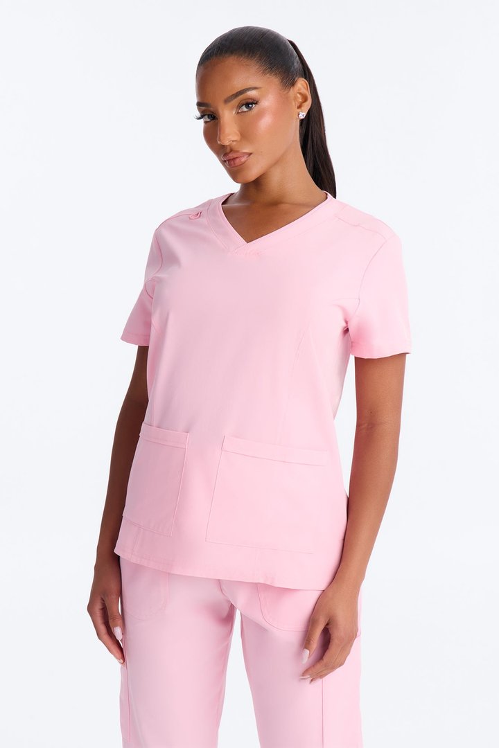 Recovery Mode Uniform Scrub Jogger Pant Set - Light Pink