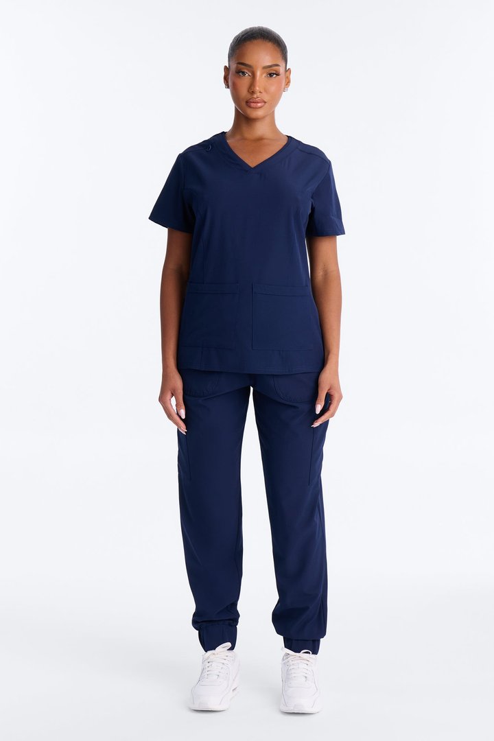 Recovery Mode Uniform Scrub Jogger Pant Set - Navy
