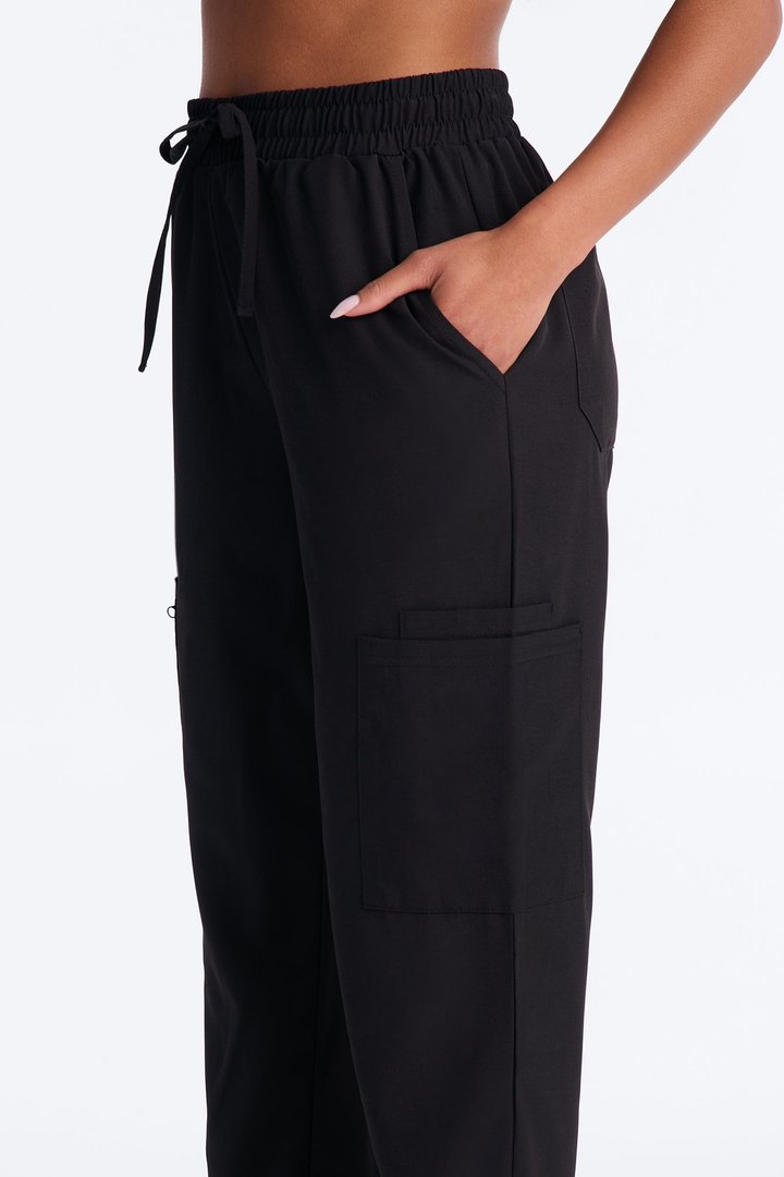 Smooth Shift Scrub Pant Bottoms - Black